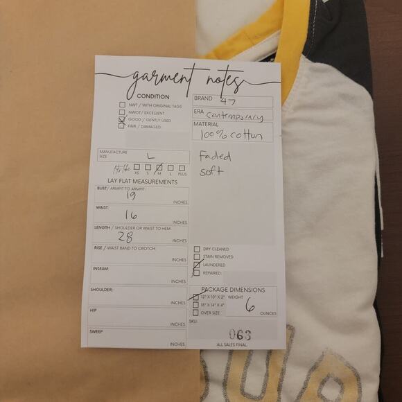 Pittsburgh Steelers Ringer Tee - Picture 8 of 8